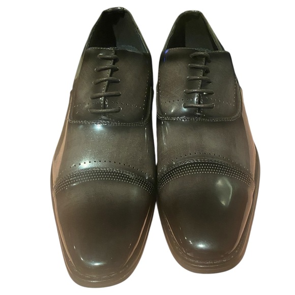 Elegant Brown Leather Oxford Shoes with Cap Toe main image 6